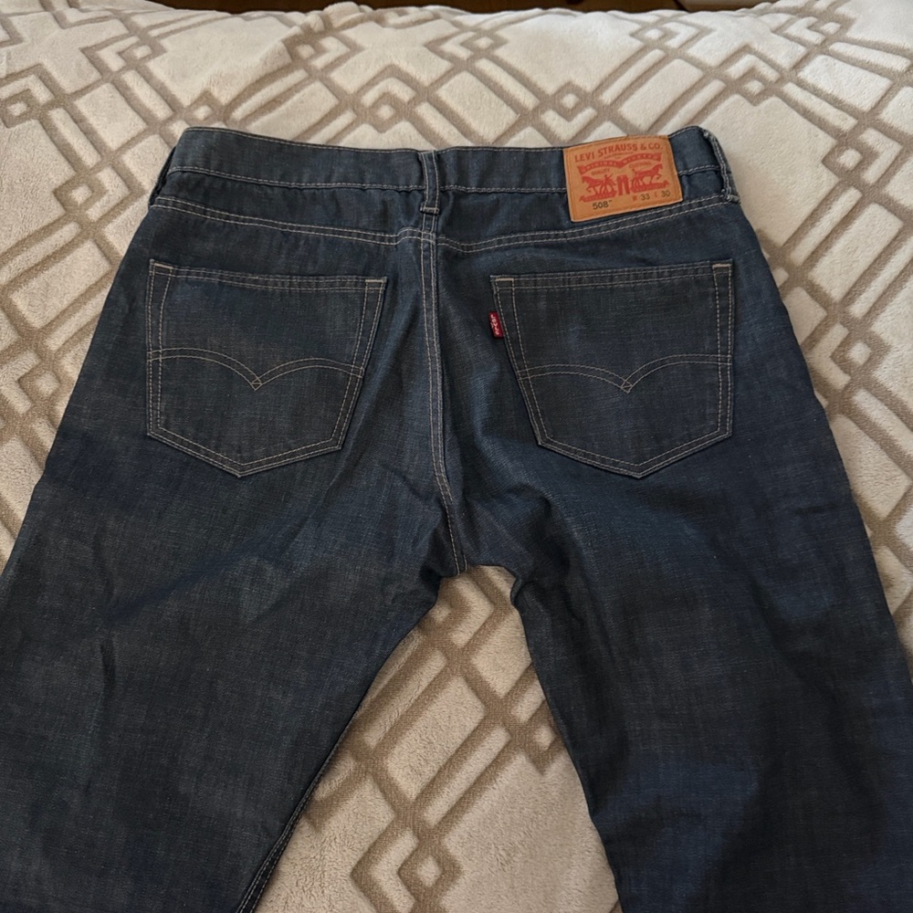 Levi's Dark Indigo Men's Straight Jeans
